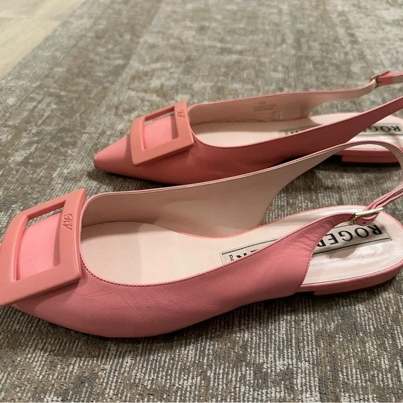 Pink Slingback Flats Roger Vivier - Picture 6 of 8